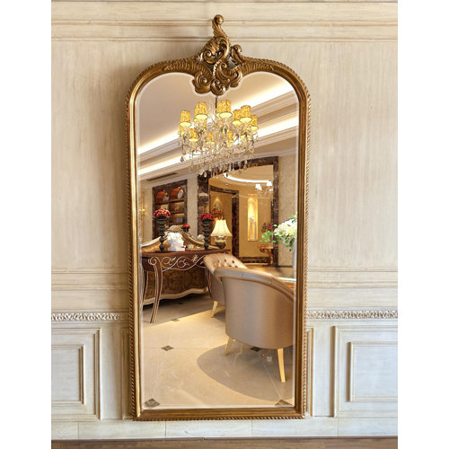 InfinityFurnitureImport Infinity Antique Gold Full Size Accent Mirror Wayfair